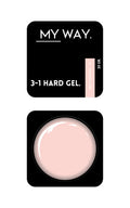 MY WAY. 3-1 hard gel - #002 see trough 20ml