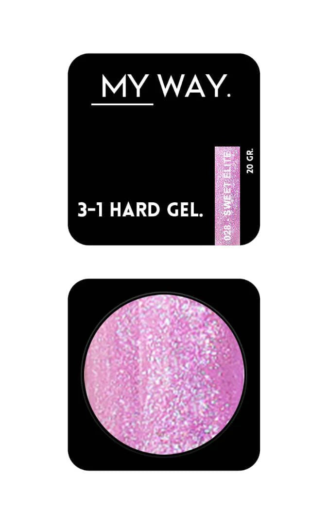 MY WAY. 3-1 hard gel - #028 sweet elite 20ml