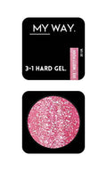 MY WAY. 3-1 hard gel - #029 misty rose 20ml