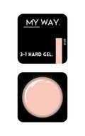 MY WAY. 3-1 hard gel - #003 see trough 20ml