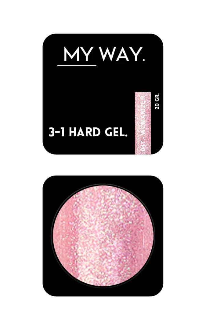 MY WAY. 3-1 hard gel - #047 womanizer 20ml