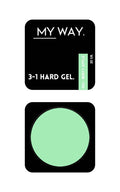 MY WAY. 3-1 hard gel - #064 minty apple 20ml