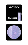 MY WAY. 3-1 hard gel - #089 lilac magic 20ml