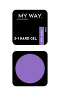 MY WAY. 3-1 hard gel - #091 lilac 20ml