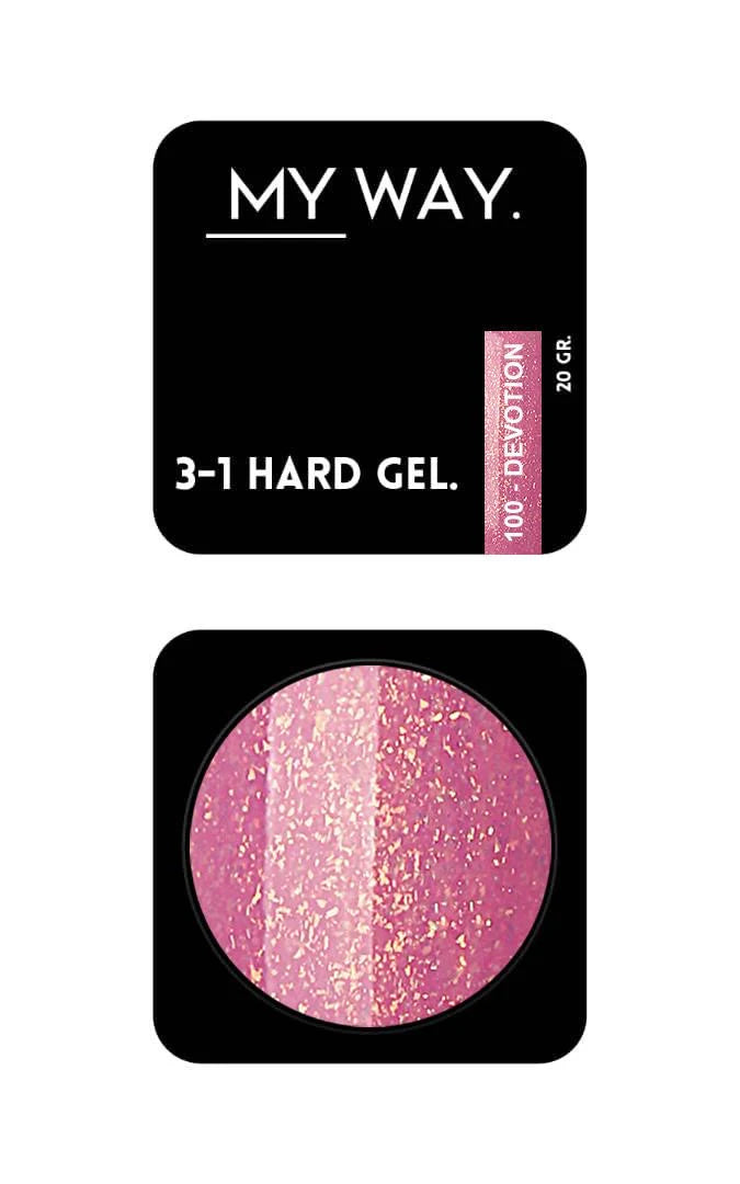 MY WAY. 3-1 hard gel - #100 devotion 20ml