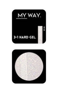 MY WAY. 3-1 hard gel - #107 aurora white 20ml