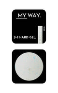 MY WAY. 3-1 hard gel - #109 flashy white 20ml
