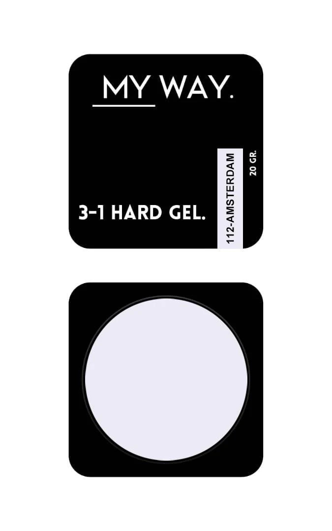 MY WAY. 3-1 hard gel - #112 amsterdam 20ml