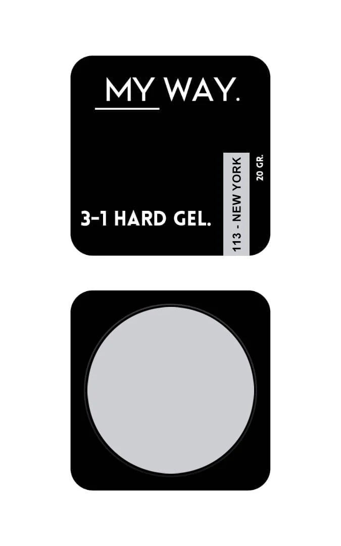 MY WAY. 3-1 hard gel - #113 new york 20ml