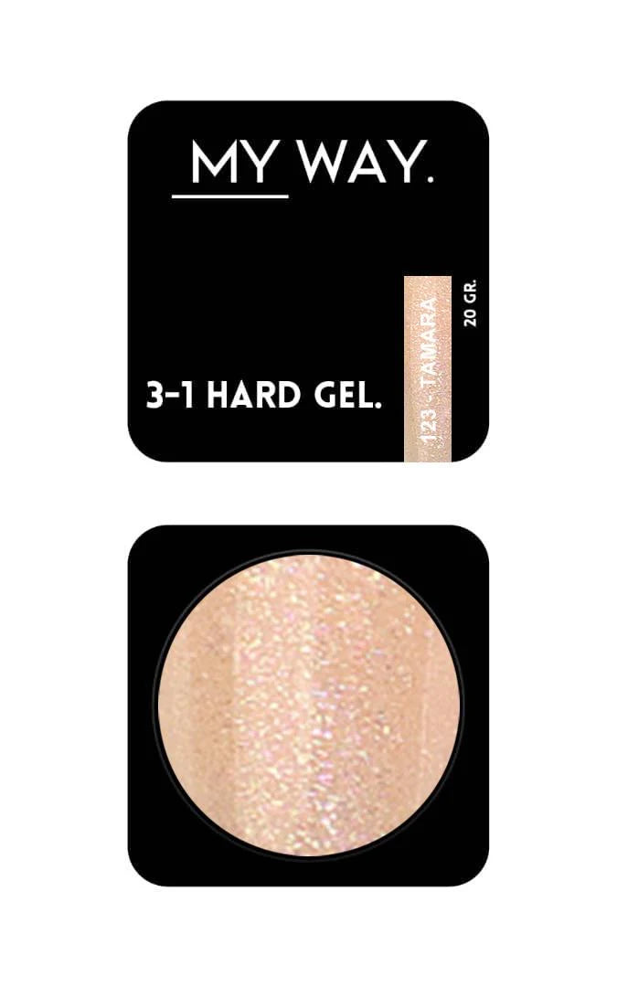 MY WAY. 3-1 hard gel - #123 tamara 20ml