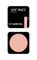 MY WAY. 3-1 hard gel - #172 peach silk 20ml