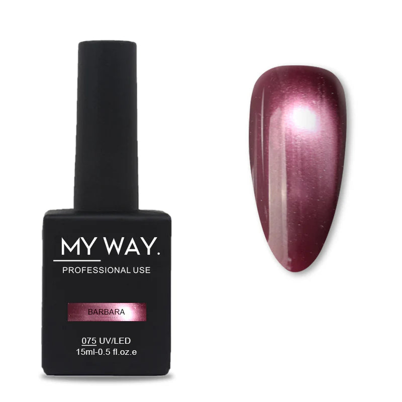 MY WAY. gel polish cat eye - #075 barbara 15ml