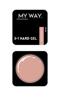 MY WAY. 3-1 hard gel - #005 see trough 20ml