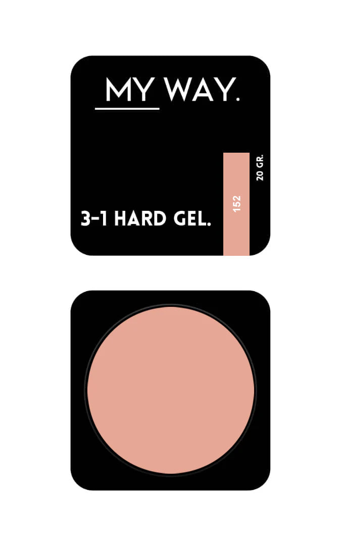 MY WAY. 3-1 hard gel - #152 20ml