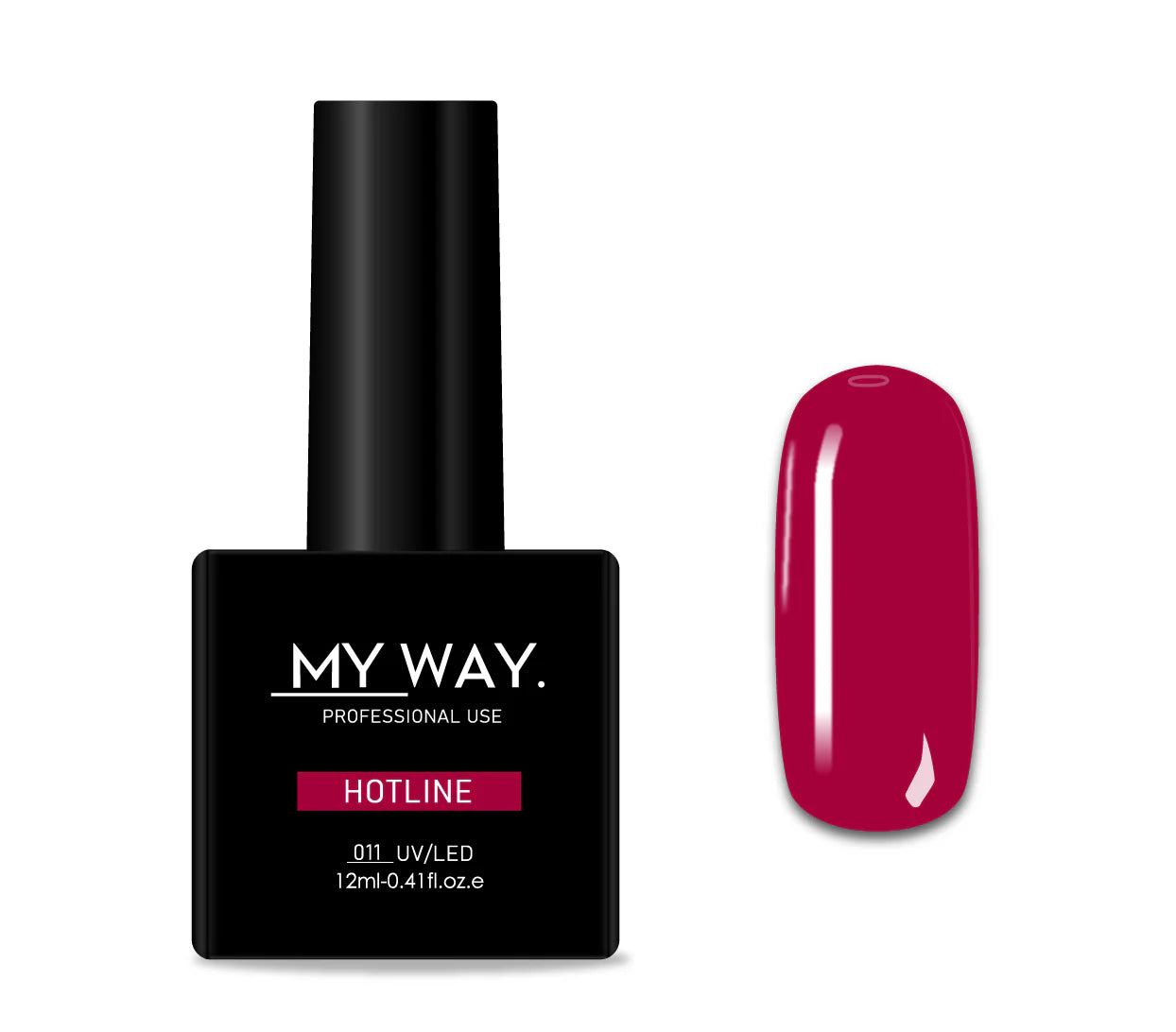MY WAY. gel polish - #011 hotline 12ml