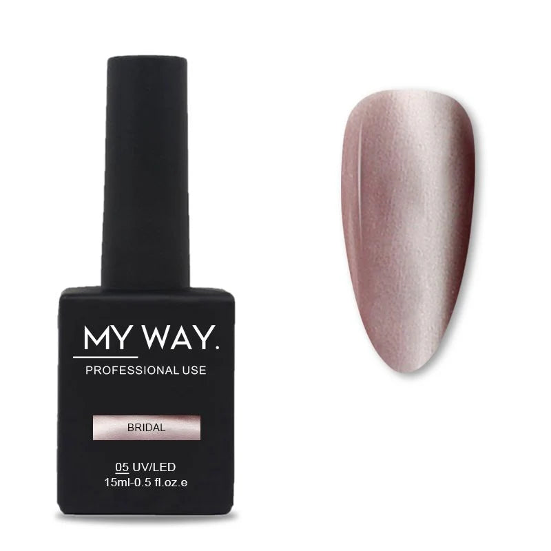 MY WAY. gel polish cat eye - #005 bridal 15ml