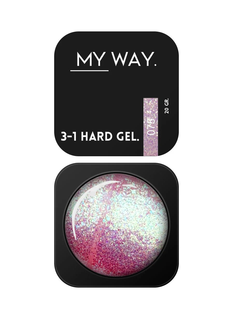MY WAY. 3-1 hard gel - #075 20ml
