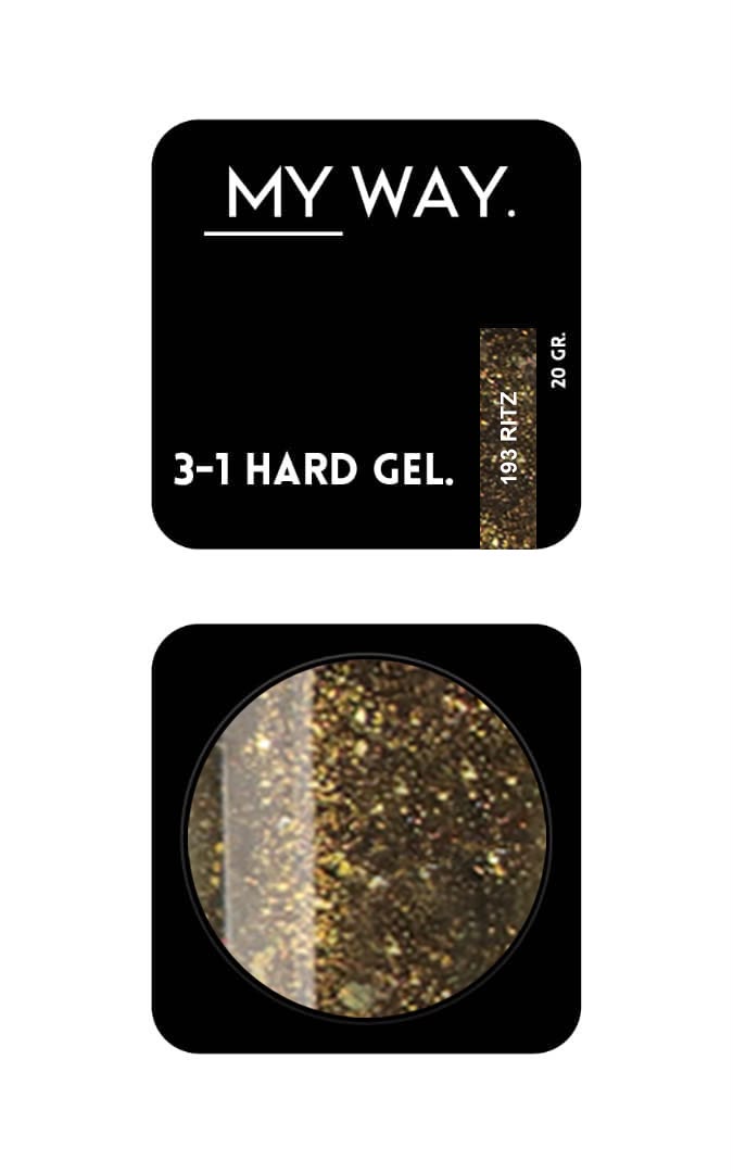 MY WAY. 3-1 hard gel - #193 ritz 20ml