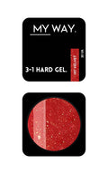 MY WAY. 3-1 hard gel - #187 velvet 20ml