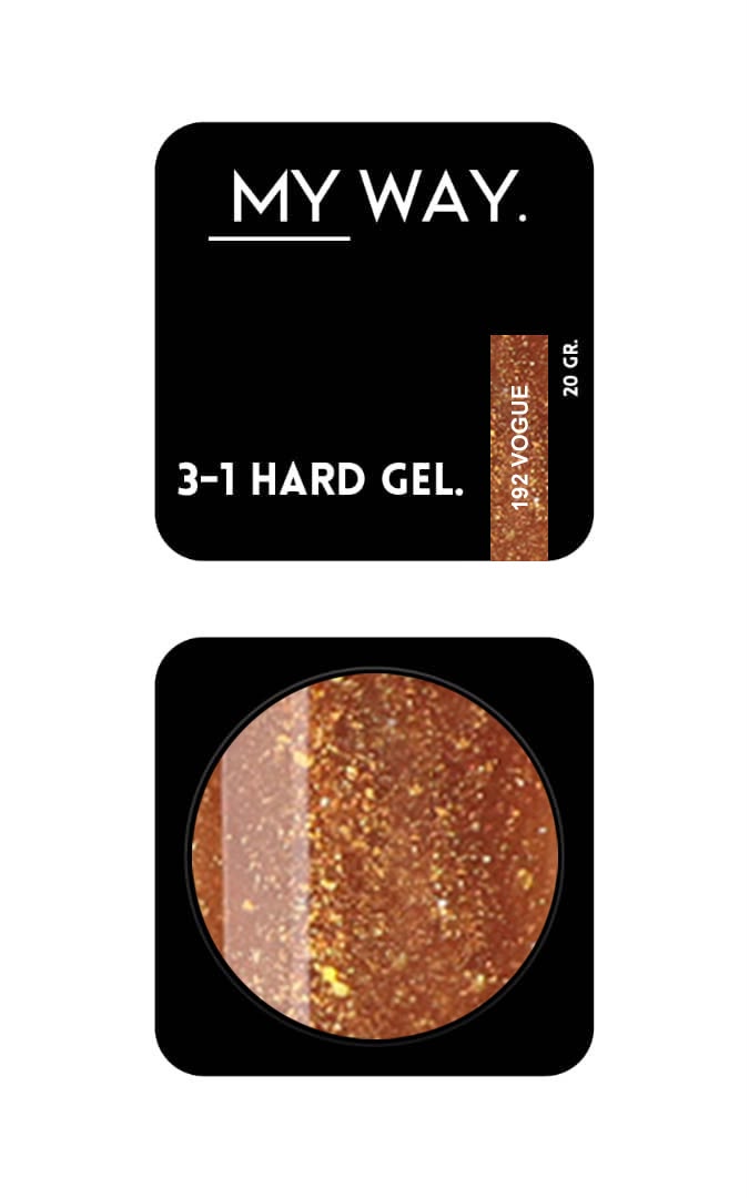 MY WAY. 3-1 hard gel - #192 vogue 20ml